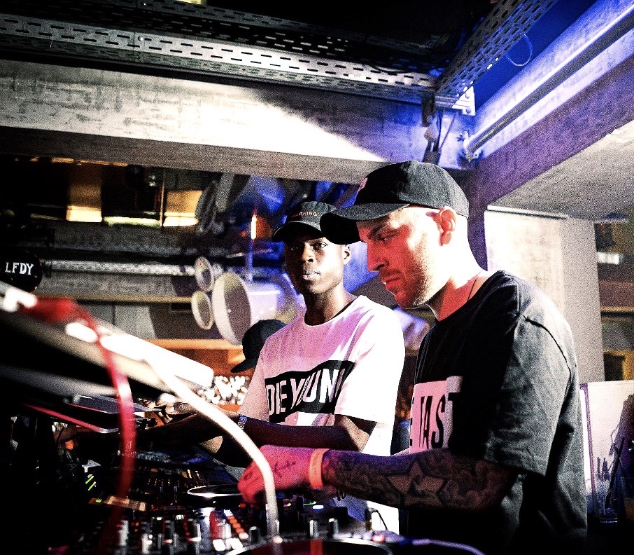 DJ AND-J at the DJ booth
