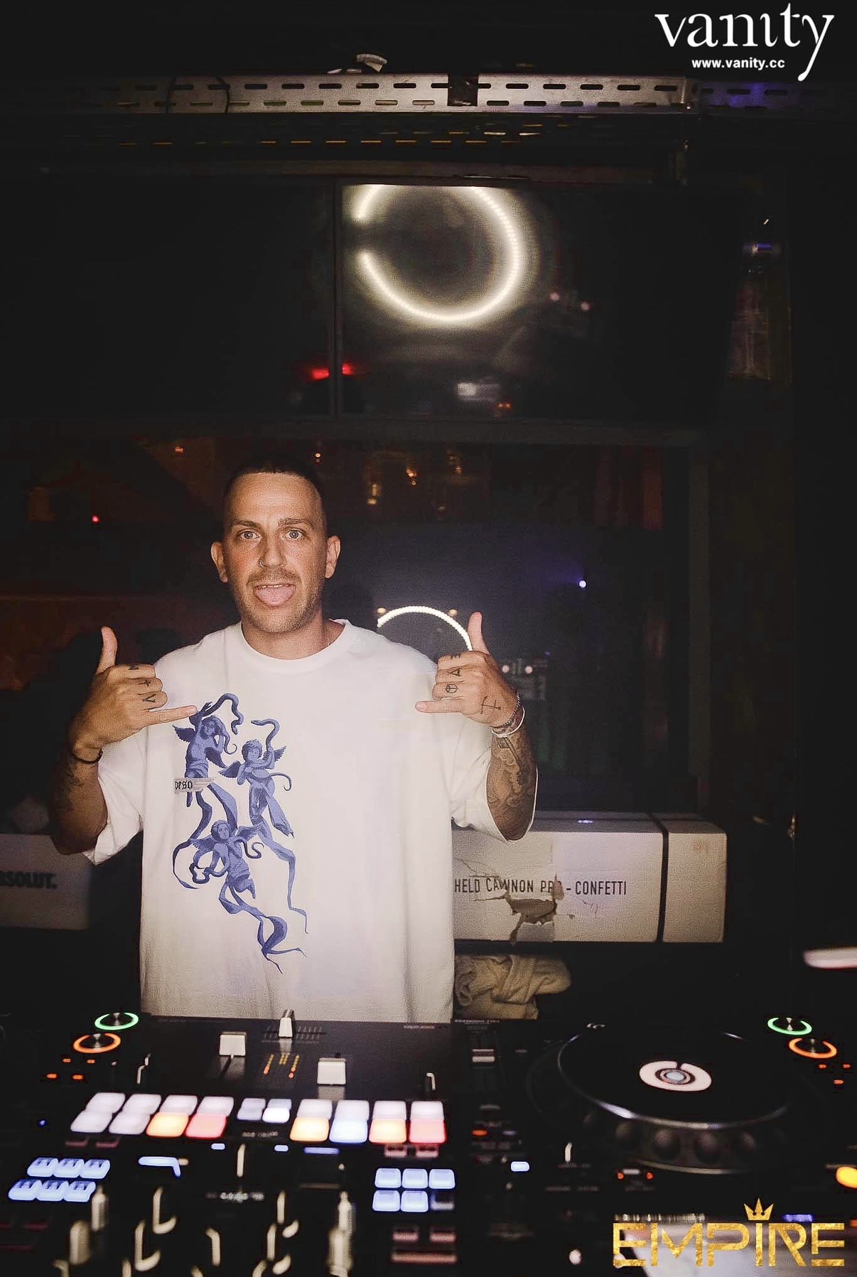 DJ AND-J performing at Vanity